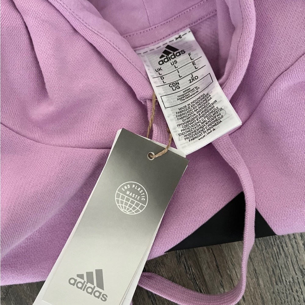Two adidas hoodies